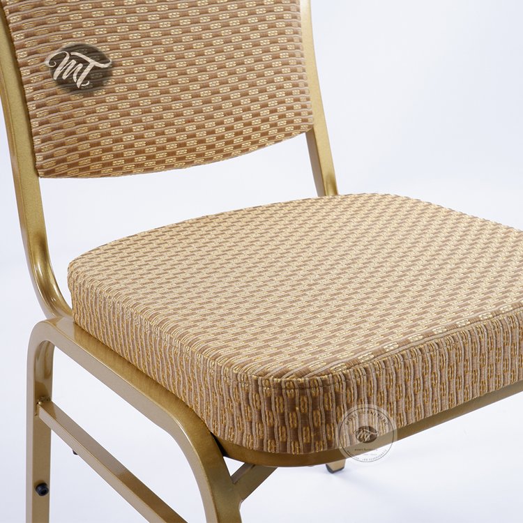 Stacking Gold Banquet Chairs Metal - Image 6