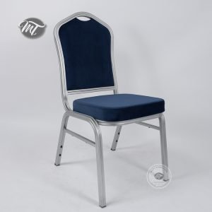 chair velvet blue