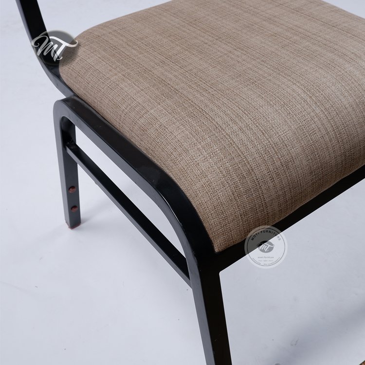 Stacking Banquet Seating with Gray Upholstery - Image 6