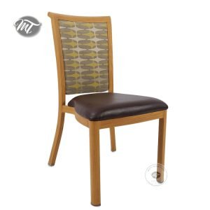 aluminum restaurant chair