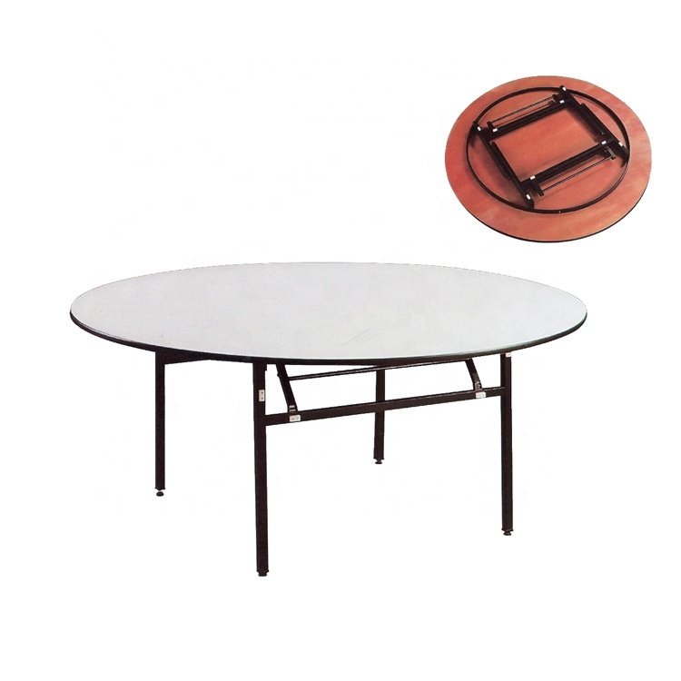 5 Foot Folding Table Round - Image 2