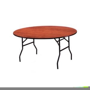 5 foot folding table round