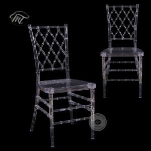 resin cross back chair​