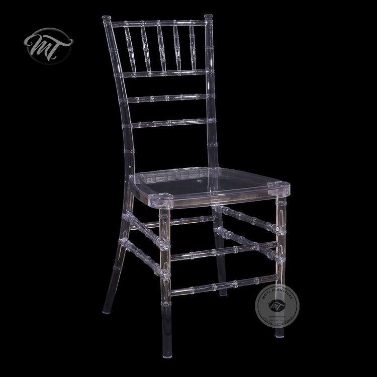 resin chiavari chair clear