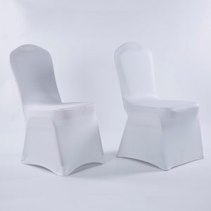 white spandex chair cover​