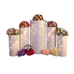 wedding acrylic plinth round
