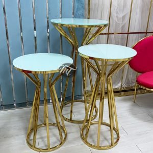 Gold Cake Tables