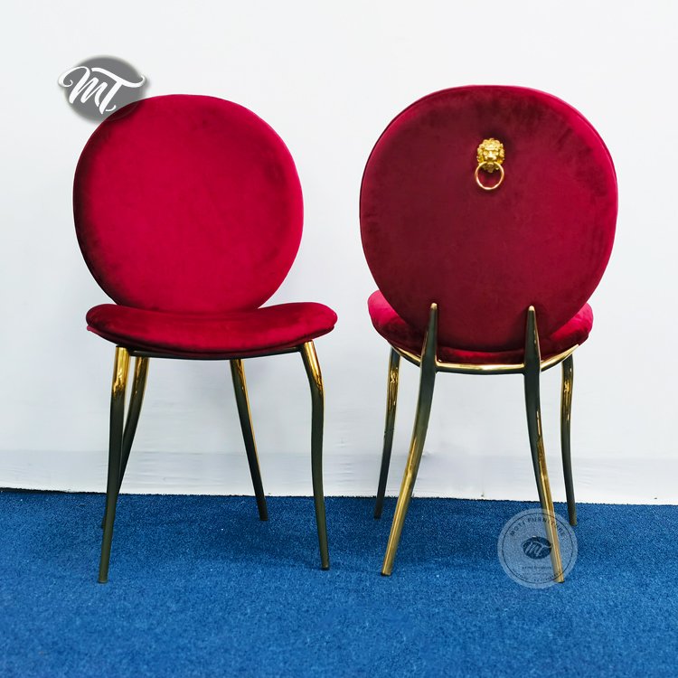 stainless steel dining chair