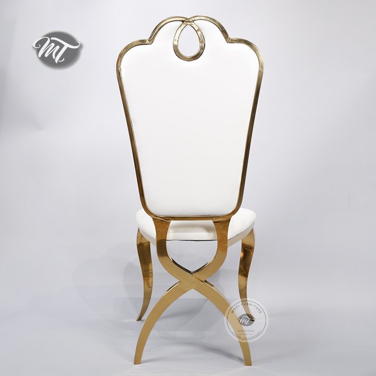 Gold Chair for Wedding Stainless Steel Chairs - Image 4
