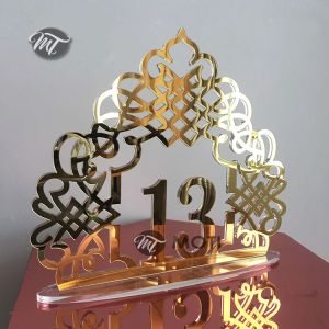 wedding table numbers acrylic