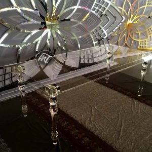 acrylic table for wedding